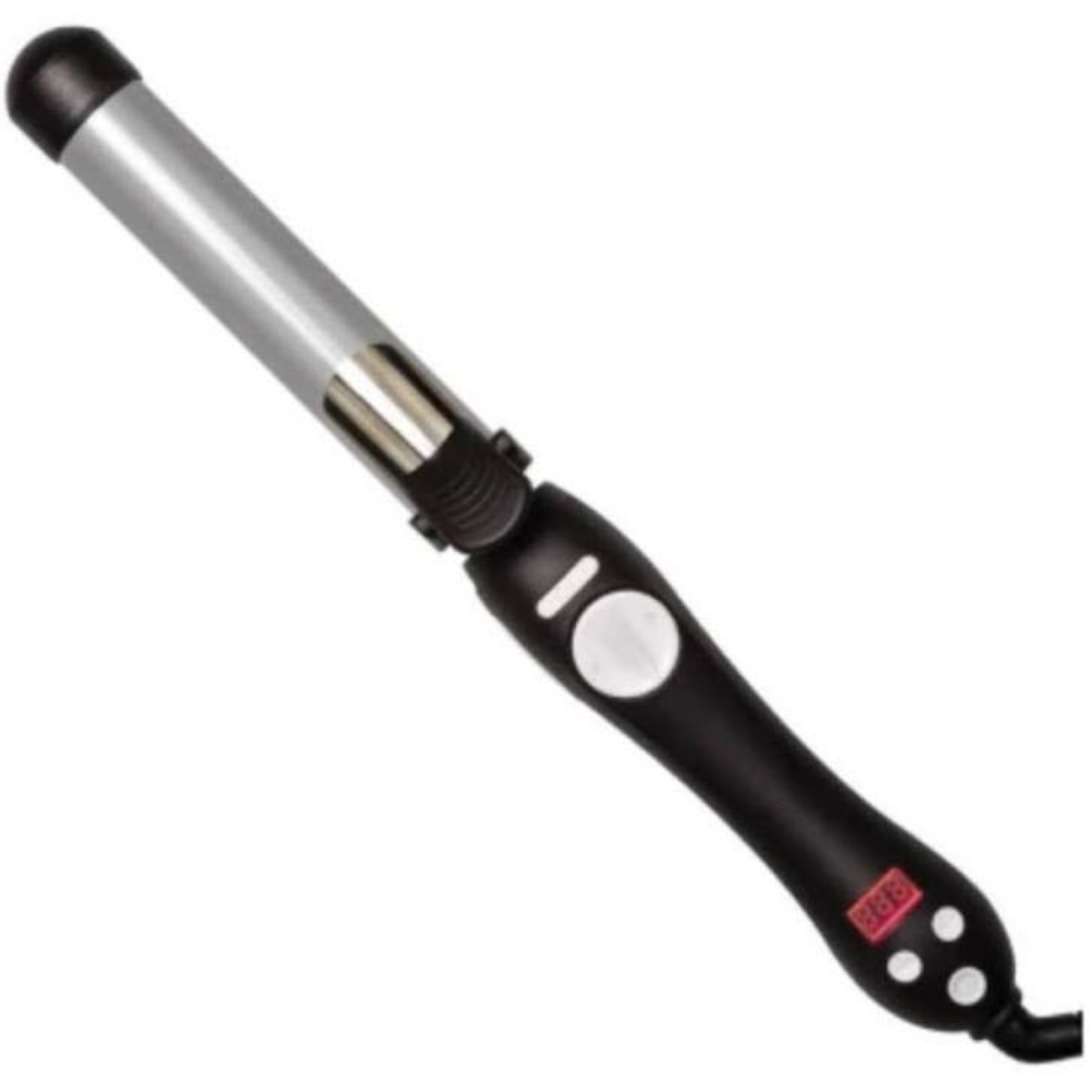 BEACHWAVER® S1.25 DUAL VOLTAGE BLACK ROTATING CURLING IRON